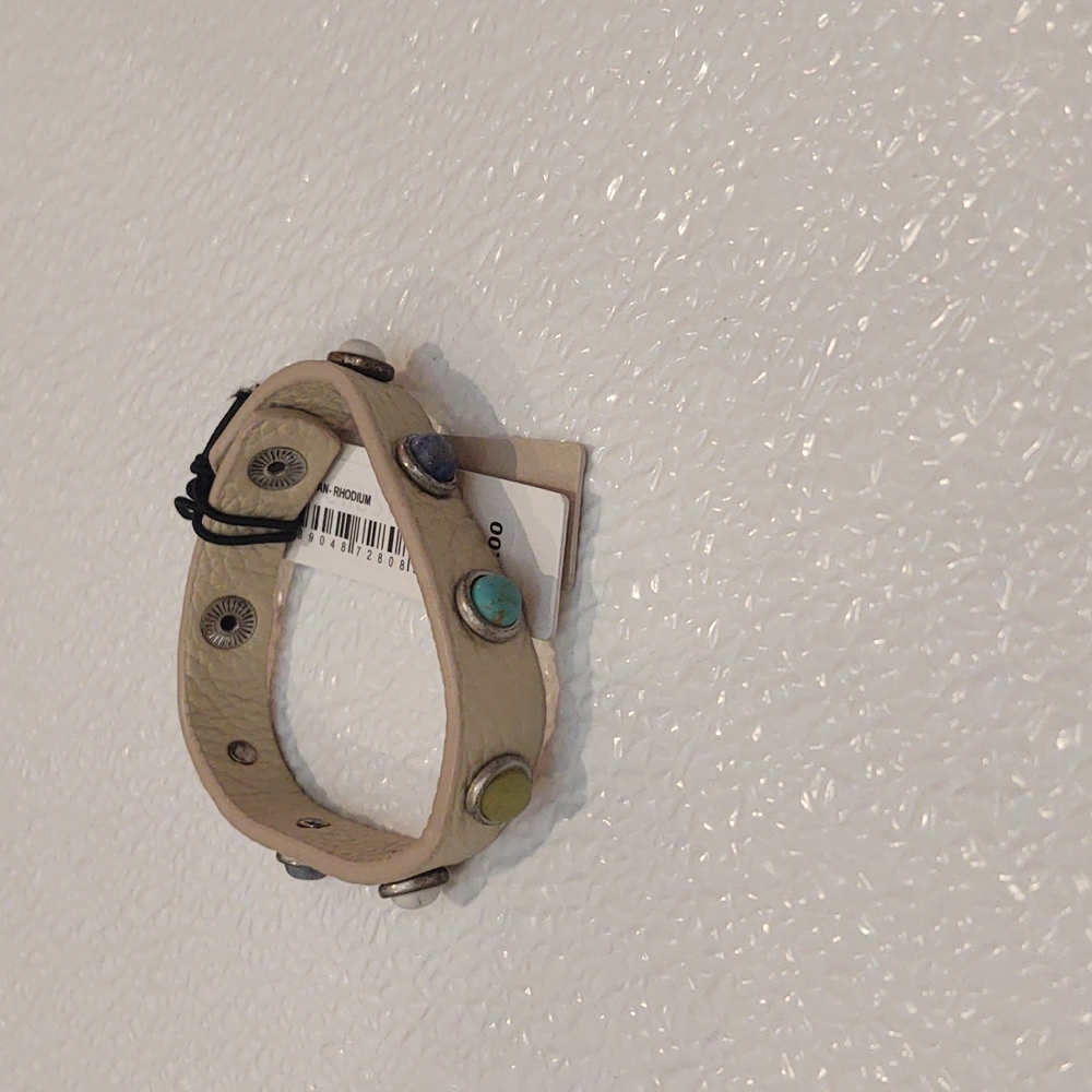 Treasure & Bond leather bracelet w genuine stones - Picture 4 of 4